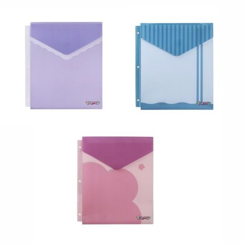 Sobre Plástico N°3 Banda perforada C/Abrojo Ibi Craft Tweeny P/Carpeta (076788)