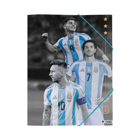 Carpeta Oficio con Elástico Mooving AFA 