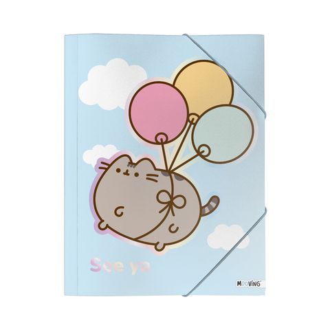 Carpeta Oficio con Elástico Mooving Pusheen 