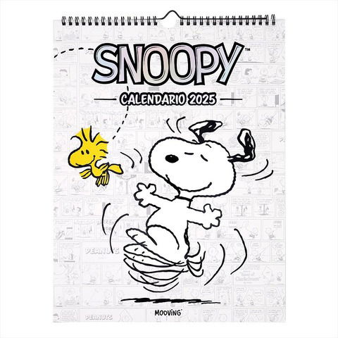 Calendario 2025 de Pared Mooving Snoopy 30x40 (9134)