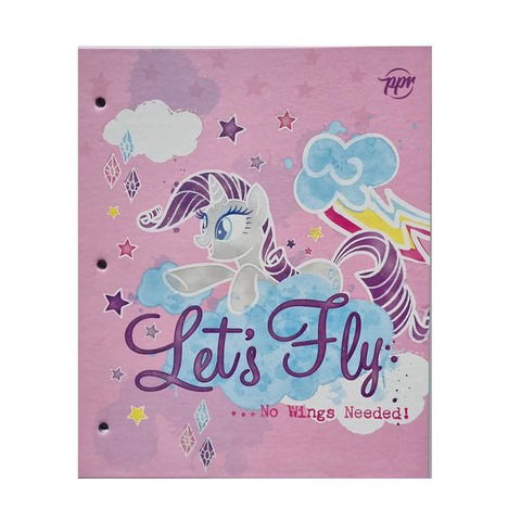 Carpeta N°3 dos tapas PPR Little Pony Lets Fly