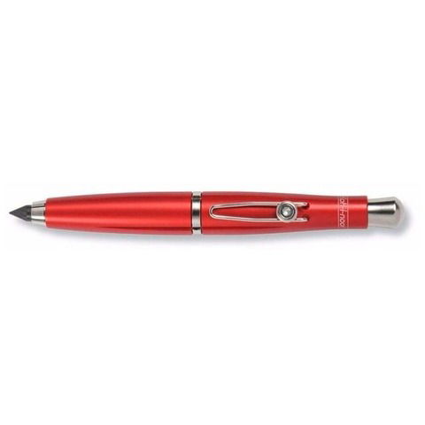 Portaminas 5.6mm Koh-i-noor 5320 Rojo clip Plata (con estuche)