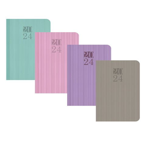 Agenda 2024 CF-Italian Design 14x20 Encuadernada Pastel Diaria 