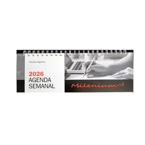 Calendario 2026 Milenium Esp. 11x32 cm Semanal (CA60)