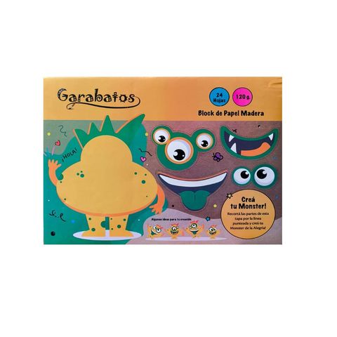 Block de dibujo Nº5 Madera Garabatos 24Hojas