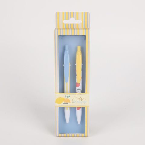 Lapicera Ibi Craft Citric x2 con Estuche