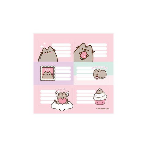 Etiquetas Mooving Pusheen Mod25 x12