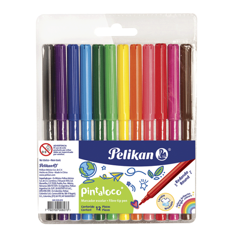 Marcador Pelikan Pintaloco Jr. x12