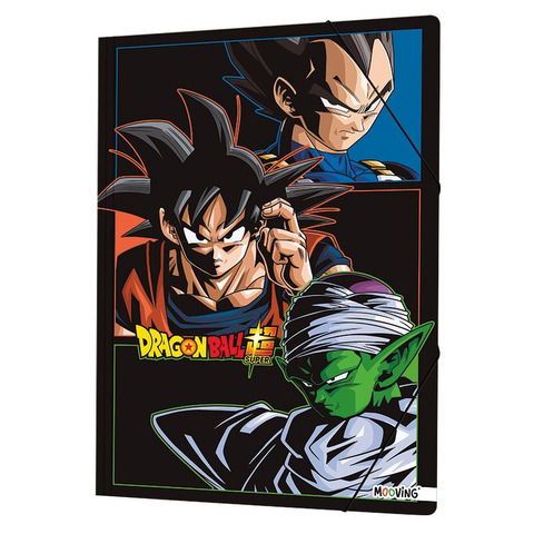 Carpeta Oficio con Elástico Mooving Dragon Ball Goku - Vegeta - Piccolo