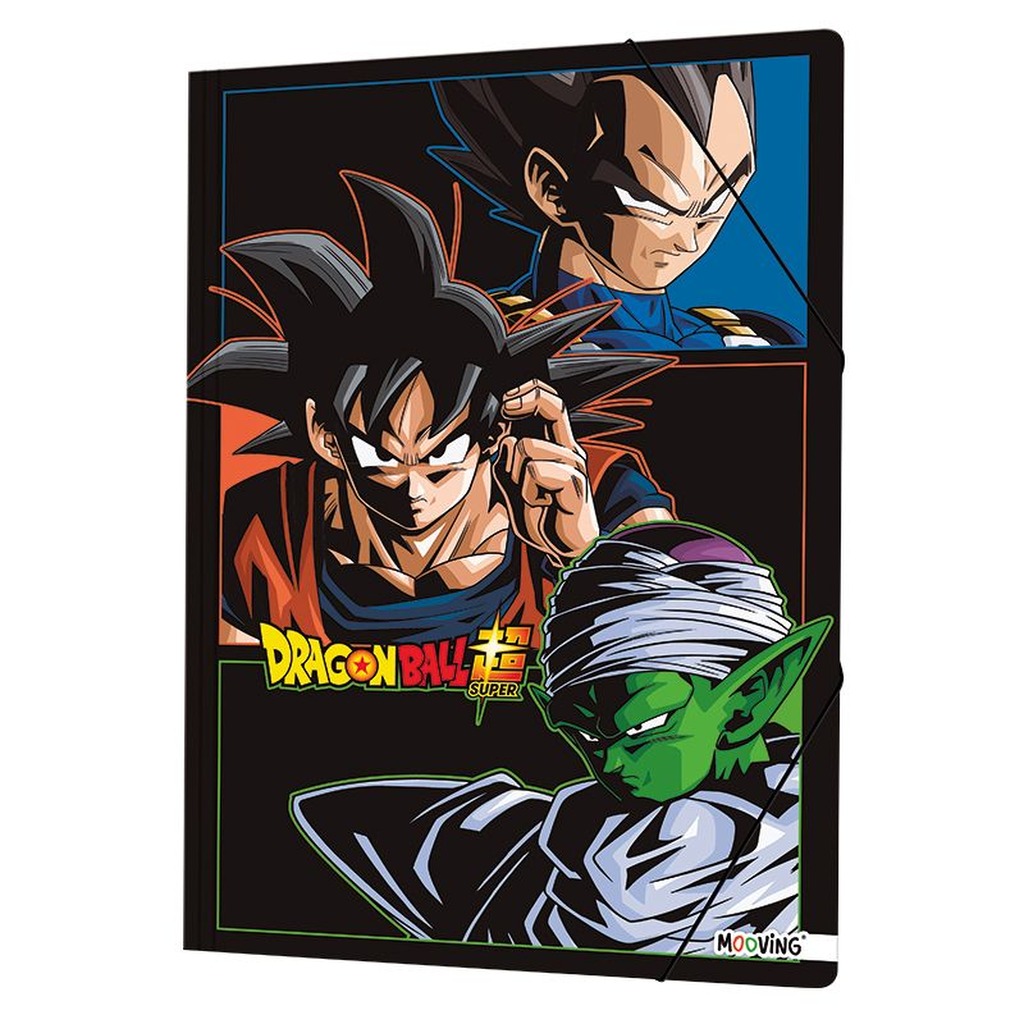 Carpeta Oficio con Elástico Mooving Dragon Ball Goku - Vegeta - Piccolo ...