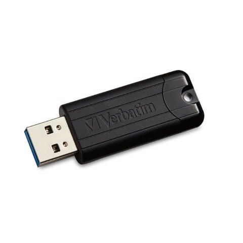 USB Drive Verbatim  128 GB Pinstripe Microban 3.2 Gen 1 (49319)