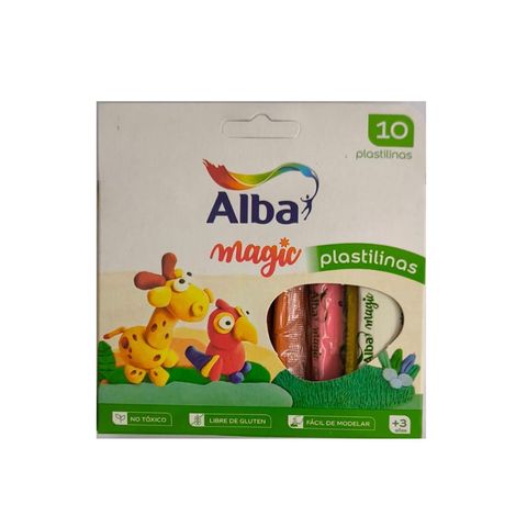 Plastilina Alba Surtido x10