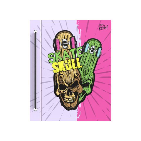 Carpeta N°3 dos tapas PPR Rock - Skate Skull