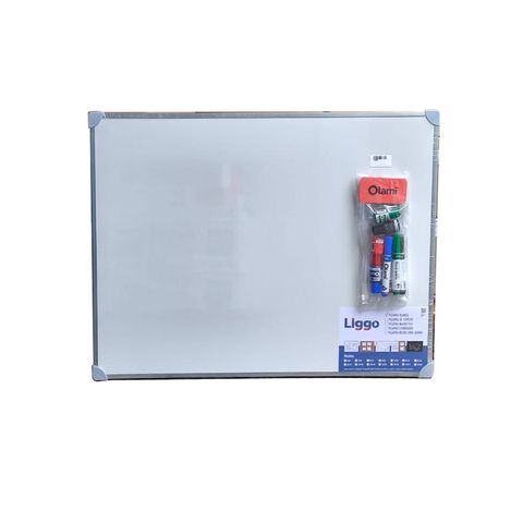 Promo Pizarra Liggo 60x80 + 4 Marcadores + 4 Tintas + Borrador + Sobre Zip