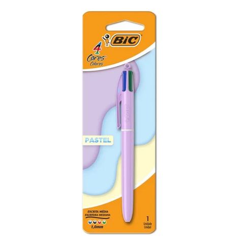 Lapicera Bic 4 en 1 Colores Pastel (9309985)