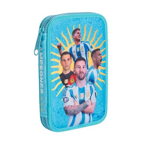 Cartuchera 1 Piso Tela Mooving AFA 