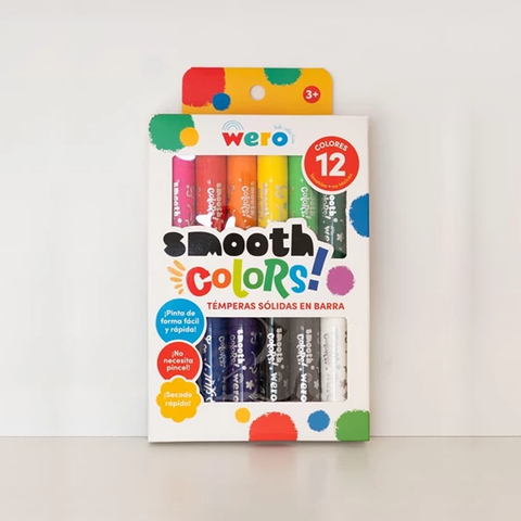 Tempera Wero Solida x12 Colores (4193)