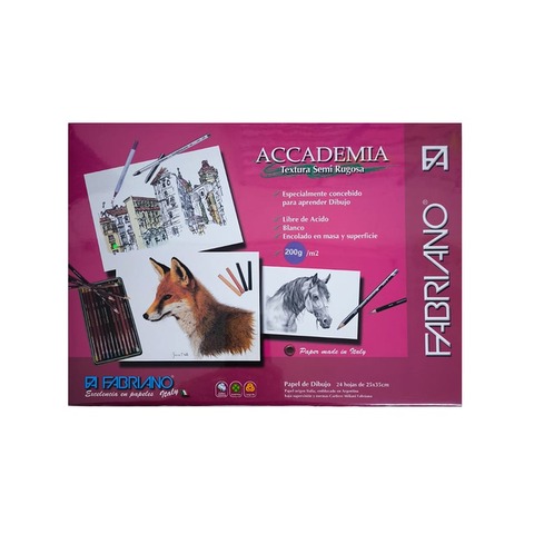 Block Fabriano Accademia Studio 200gr 25x35 (24h) (808145)