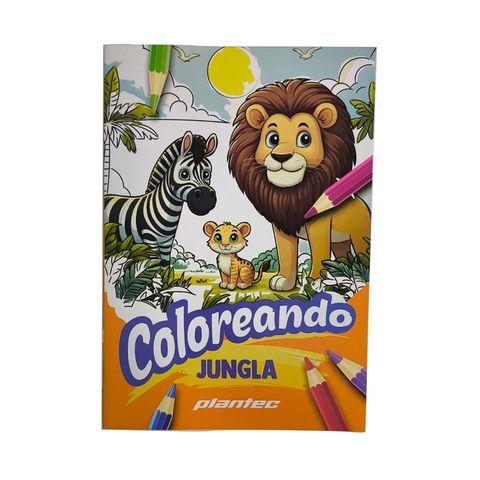 Libro para Colorear P/Niños Plantec 