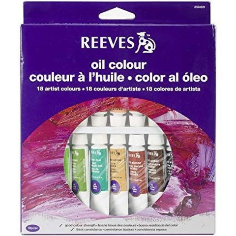 Óleo Reeves x18 Pomos de 12ml. 