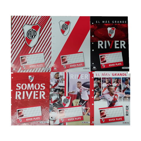 Separadores A4 Mooving x6 Fútbol: River 