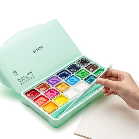 Tempera Himi Gouache x18 de 30Grs (TBT34/35/36)