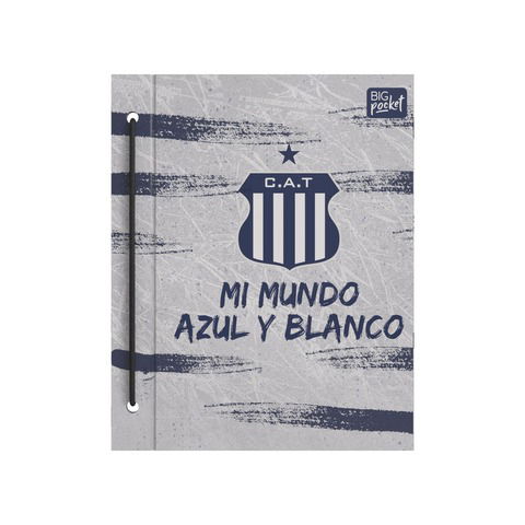 Carpeta N°3 dos tapas PPR Talleres - Mi mundo Azul y Blanco