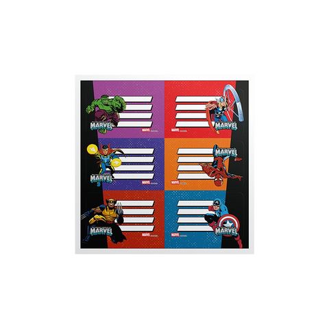 Etiquetas Mooving Marvel 