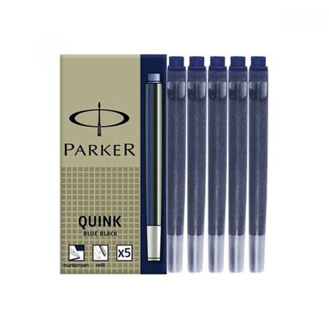 Cartucho Para Pluma Parker x5u Color Negro