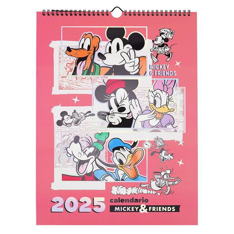 Calendario 2025 de Pared Mooving Mickey & Friends 30x40 (9253)