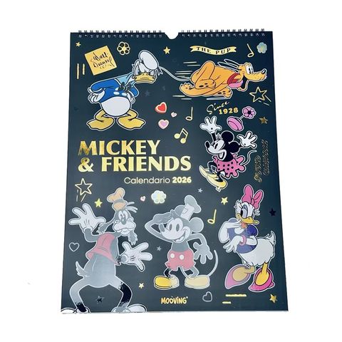 Calendario 2026 de Pared Mooving Mickey & Friends 30x40 (9253)