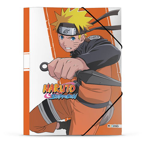 Carpeta Oficio con Elástico Mooving Naruto 