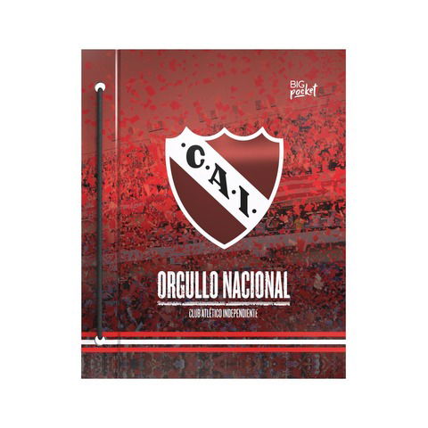 Carpeta N°3 dos tapas PPR Independiente - Orgullo Nacional