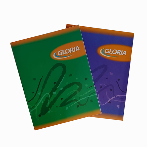 Cuaderno Escolar Tapa Flex. Liso x48Hj. Gloria