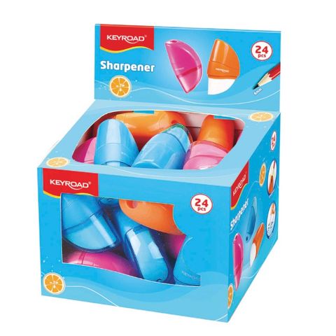 Sacapuntas Keyroad con Recipiente con Goma 