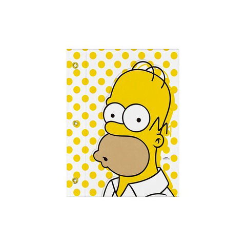 Carpeta Nº3 dos tapas Mooving The Simpsons 