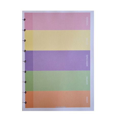 Repuesto Cuaderno Int. Decorline 18x25cm x30H. 