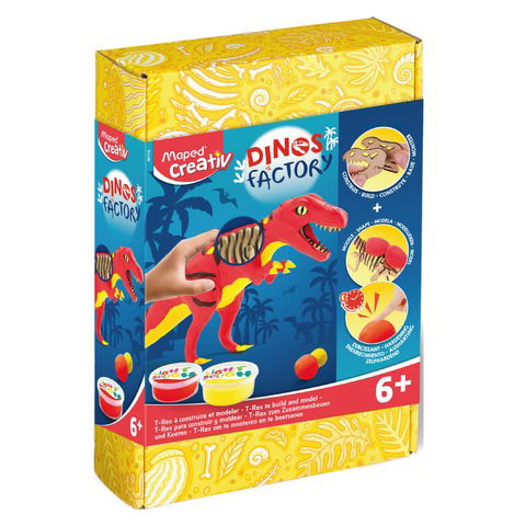 Caucho Maped Set Dinos Factory 