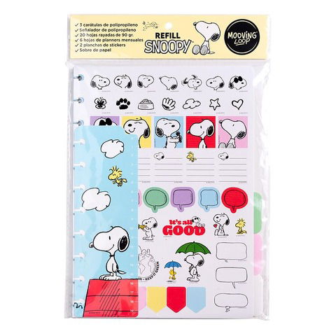 Repuesto Cuaderno Mooving Loop a Discos 20.8x28cm 