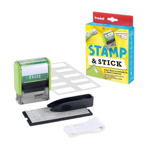 Sello Trodat 4911 Stamp n’ Stick para sellar ropa