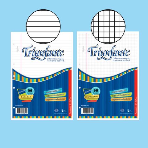  Repuesto A4 Triunfante -90Grs- x96Hojas.