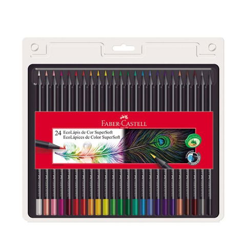 Lápiz Faber Castell SuperSoft x 24