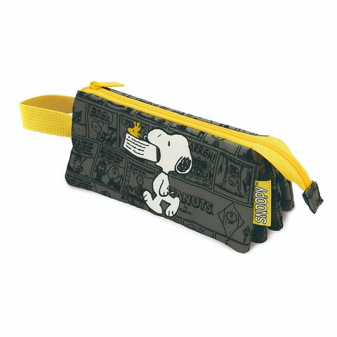 Cartuchera Mooving Tela Cuadruple Snoopy 