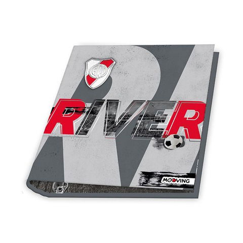 Carpeta Nº3 3x40 Mooving River Plate 2021 Gris