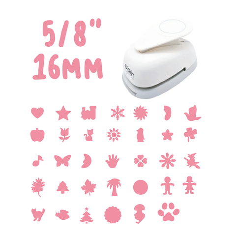  Sacabocado Formas - Perforadora (1,6cm/1,7cm) 5/8