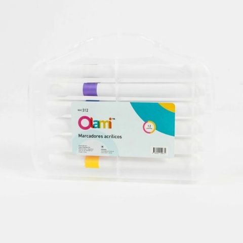 Marcador Olami Acrilico Box x12 (MAC312)
