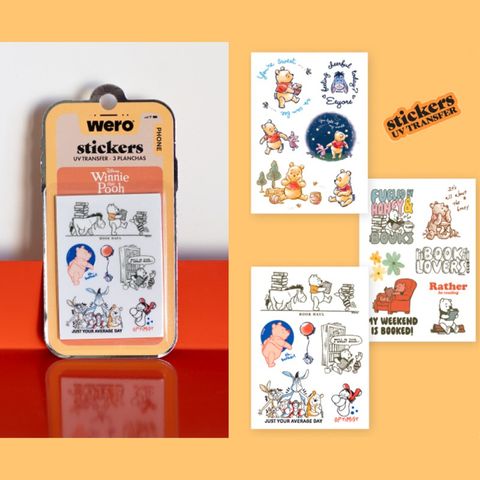 Stickers Wero UV Resistente al Agua P/Celulares-Etc x3 Planchas 
