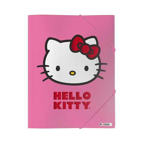 Carpeta Oficio con Elástico Mooving Hello Kitty 