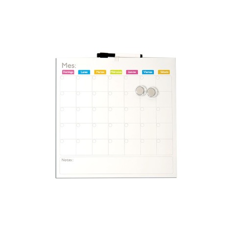Pizarra Magnética Olami Planner 35x35cm (PIZ104)