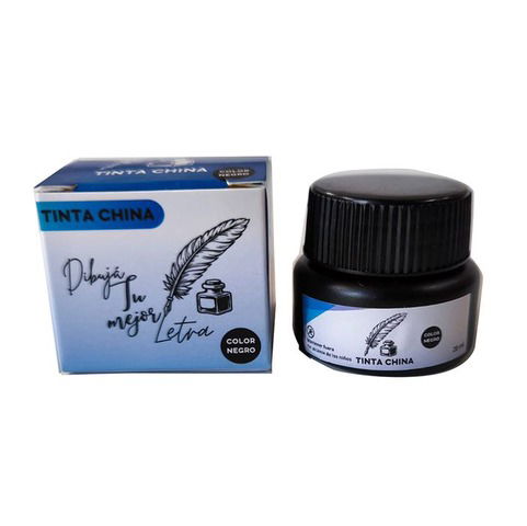 Tinta China Ibi 20ml Común Negra